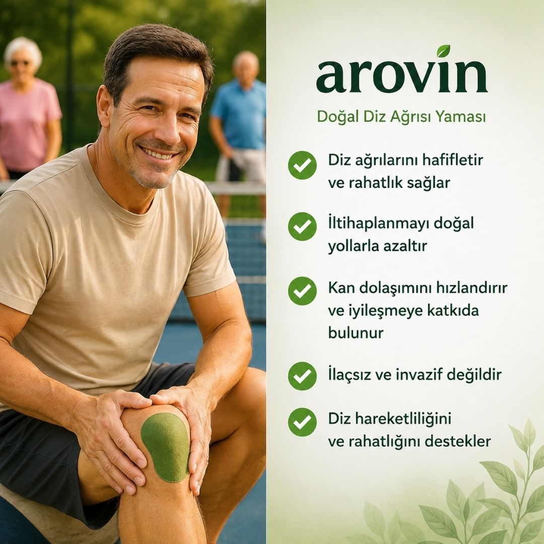 Arovin Doğal Diz Yakı Bandı