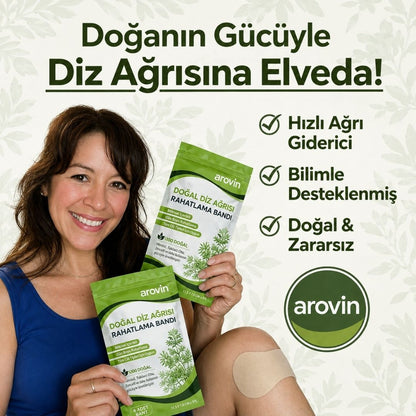 Arovin Doğal Diz Yakı Bandı
