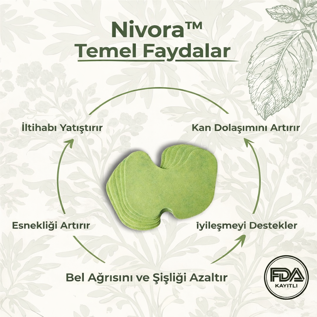 Arovin Doğal Bel Yakı Bandı